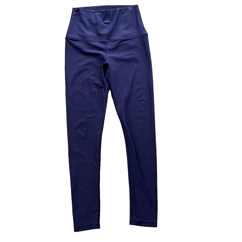 SILVER ICING High-Waisted Purple Performance Leggings – Size Medium